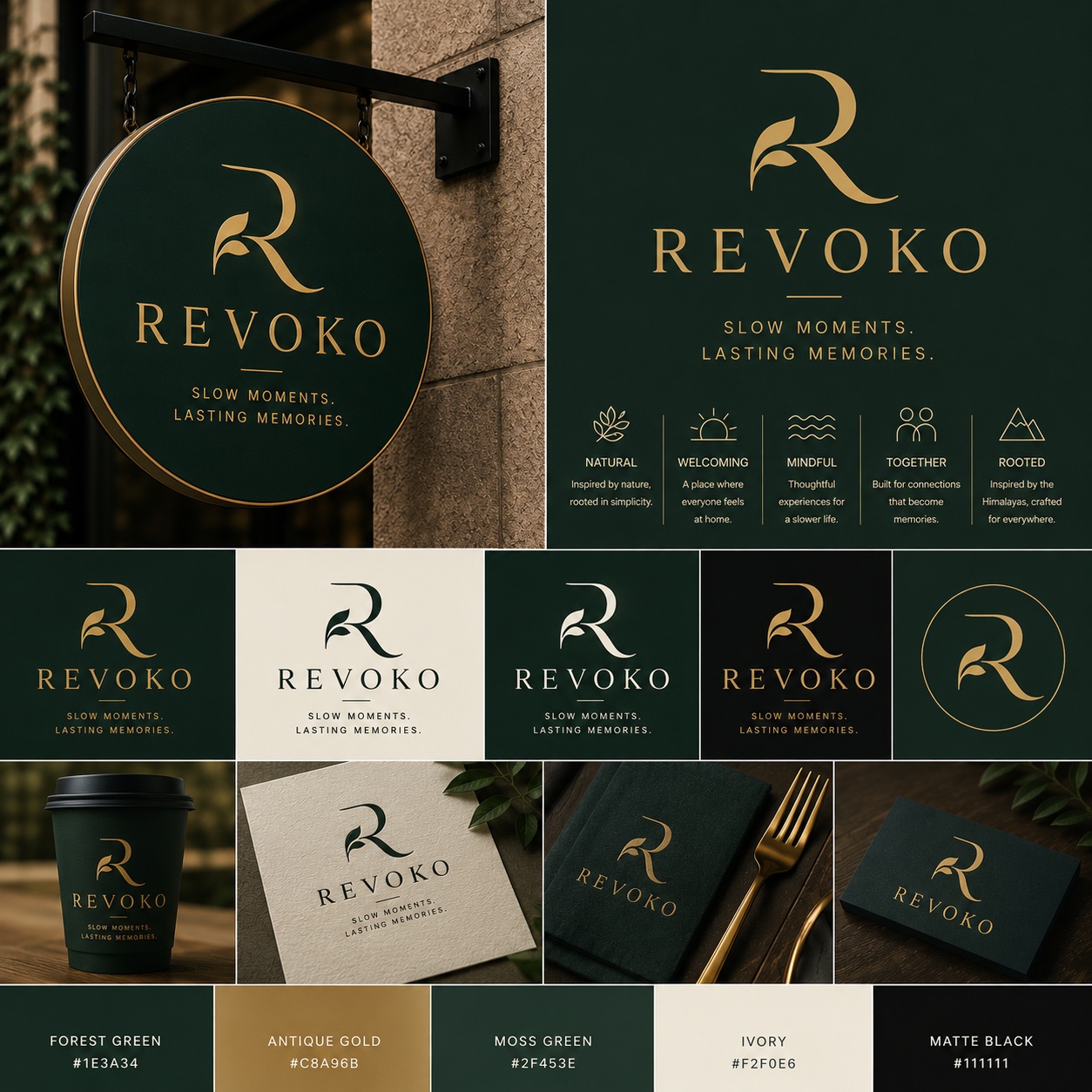 REVOKO brand identity applications